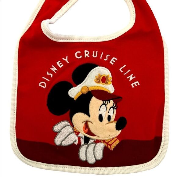NWT Disney Cruise 🚢 Baby Bib | Minnie Mouse - Picture 1 of 2